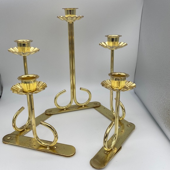 Vintage Brass Candlestick Holder - Picture 1 of 5